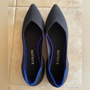 Rothy’s Point Solid Black